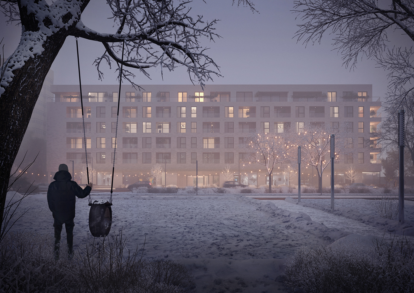 Apartment building in Łódź, Poland on Behance