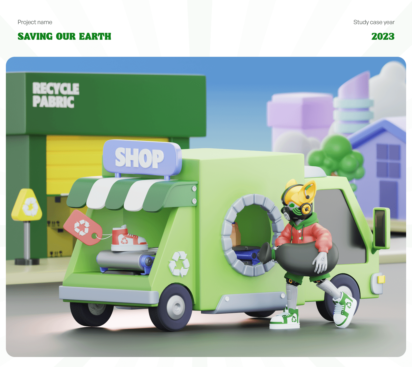 Recycle Campaign 3D on Behance