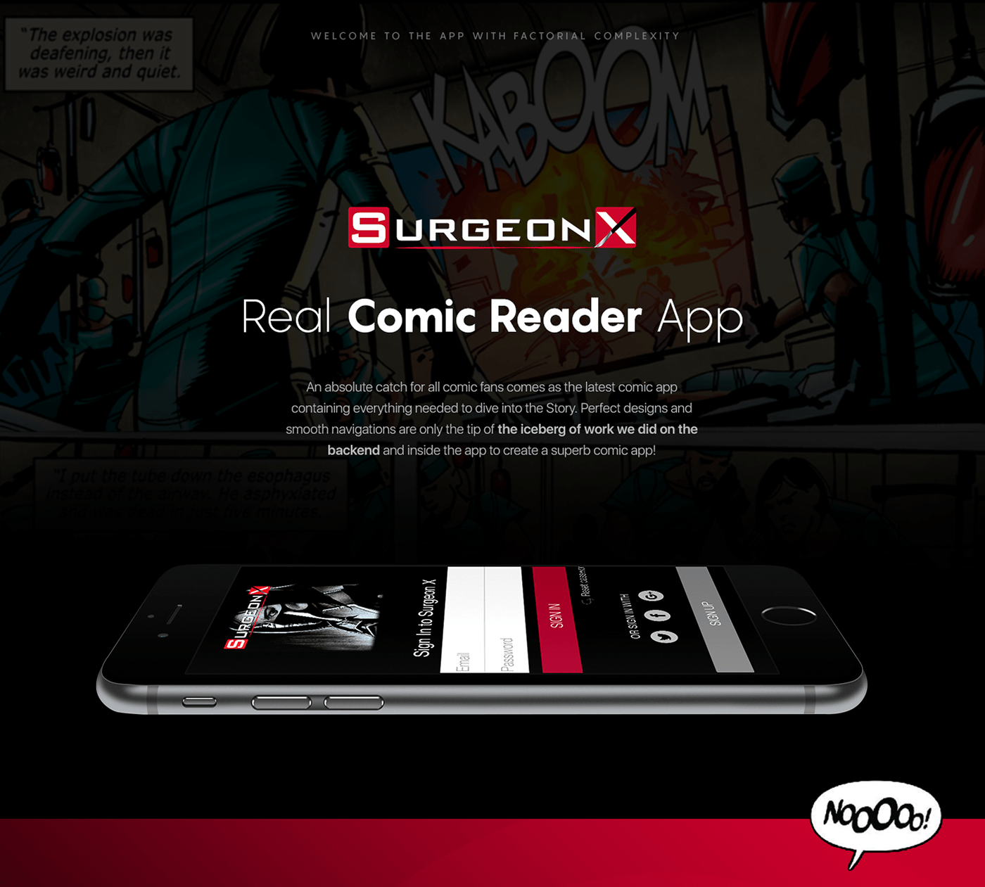 Comic Reader app for iOS and Android on Behance