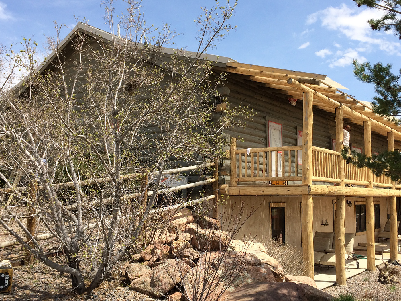 Log Home Maintenance project Fort Collins Colorado on Behance