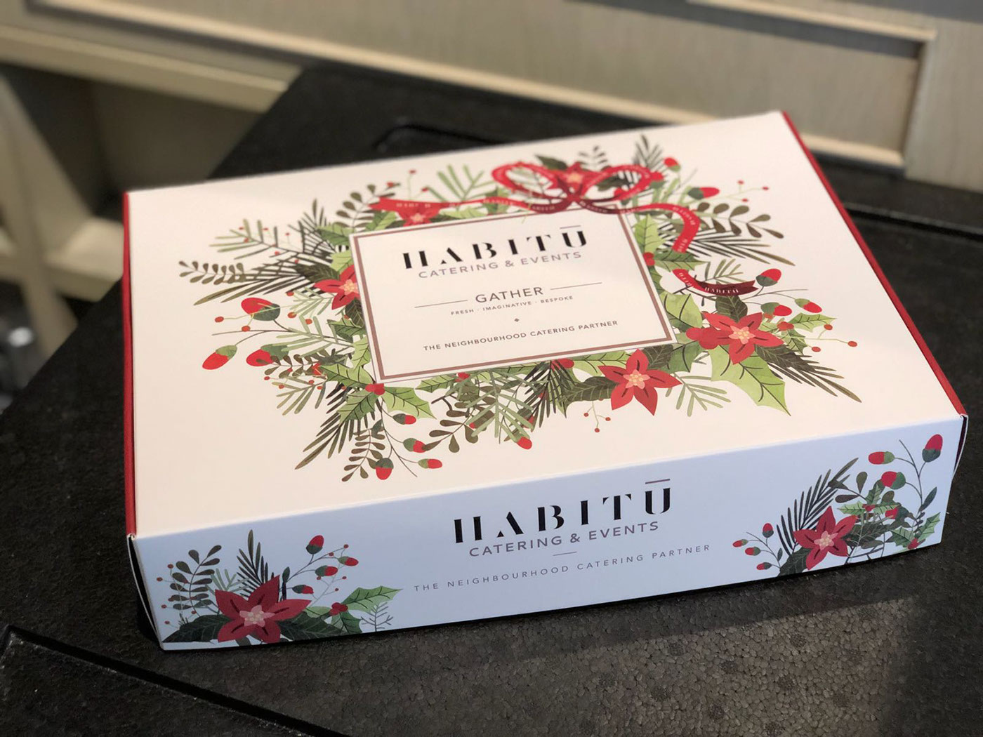 Packaging Christmas Catering Box on Behance