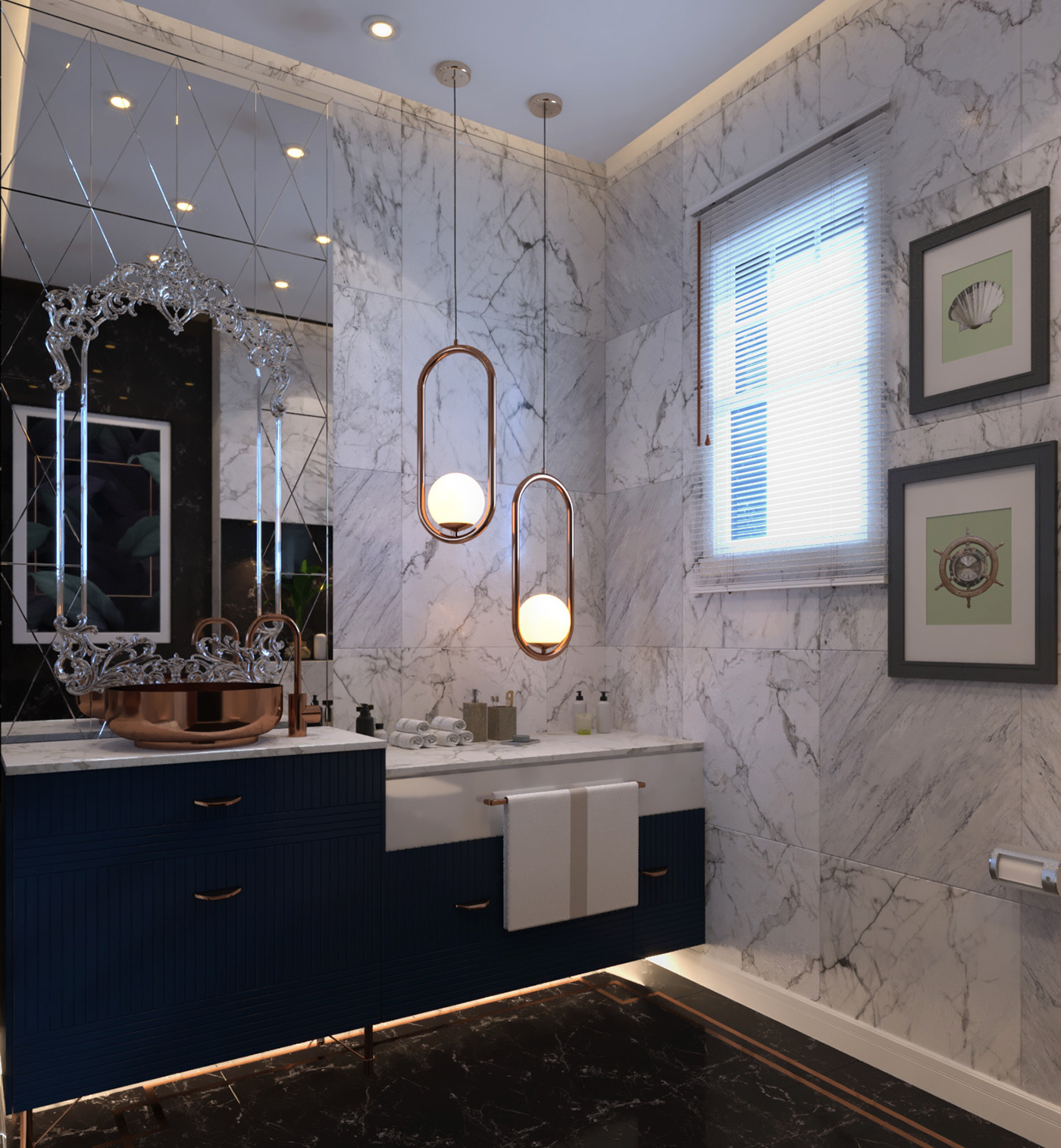 Awasome Extravagant Bathrooms With Simple Design