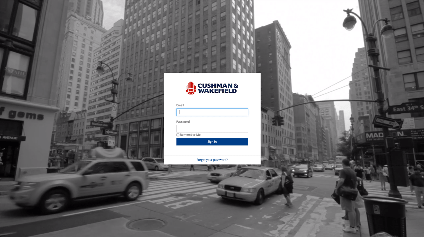 Cushman & Wakefield Enterprise App Development on Behance