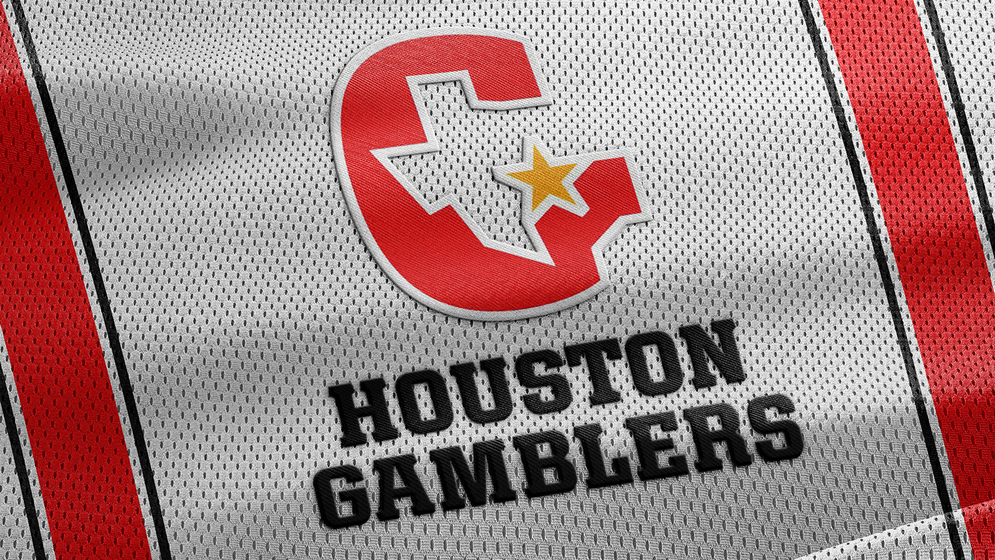 USFL '22 Houston Gamblers concepts on Behance