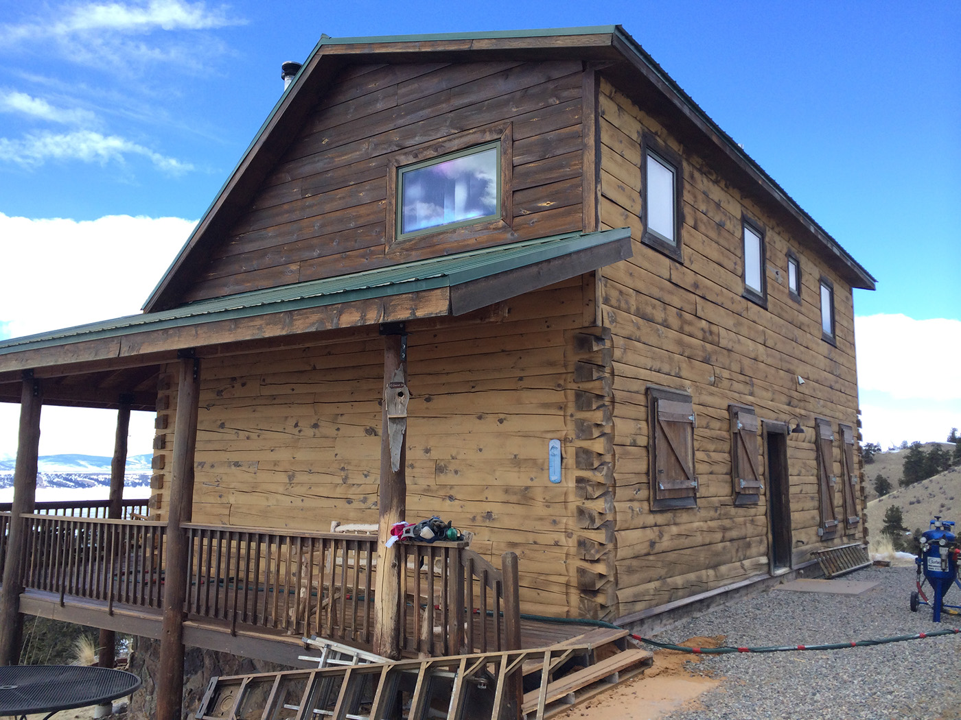 Log Home Restoration and Log Maintenance Park County CO on Behance