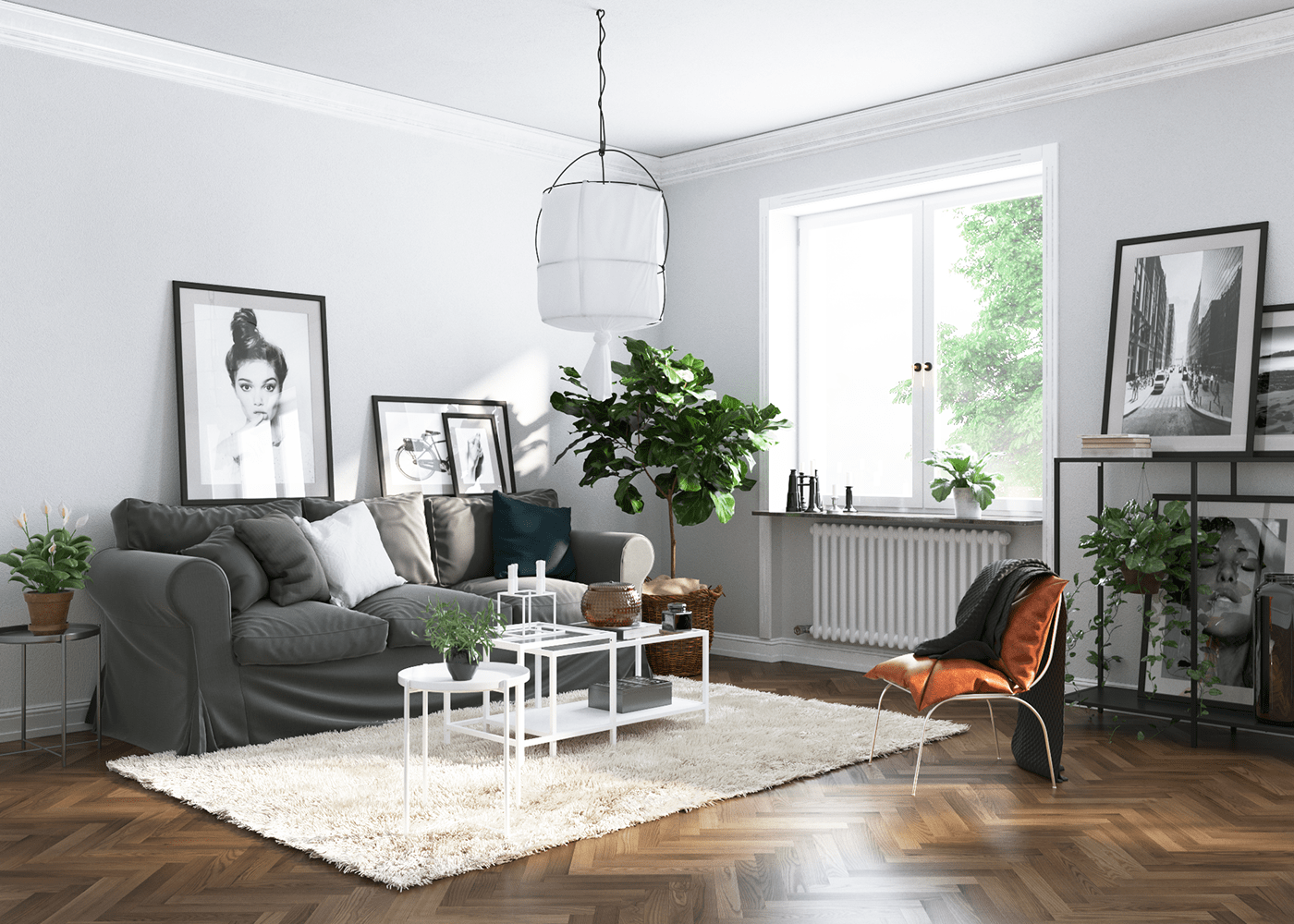 Denmark Scandinavian Living Room on Behance