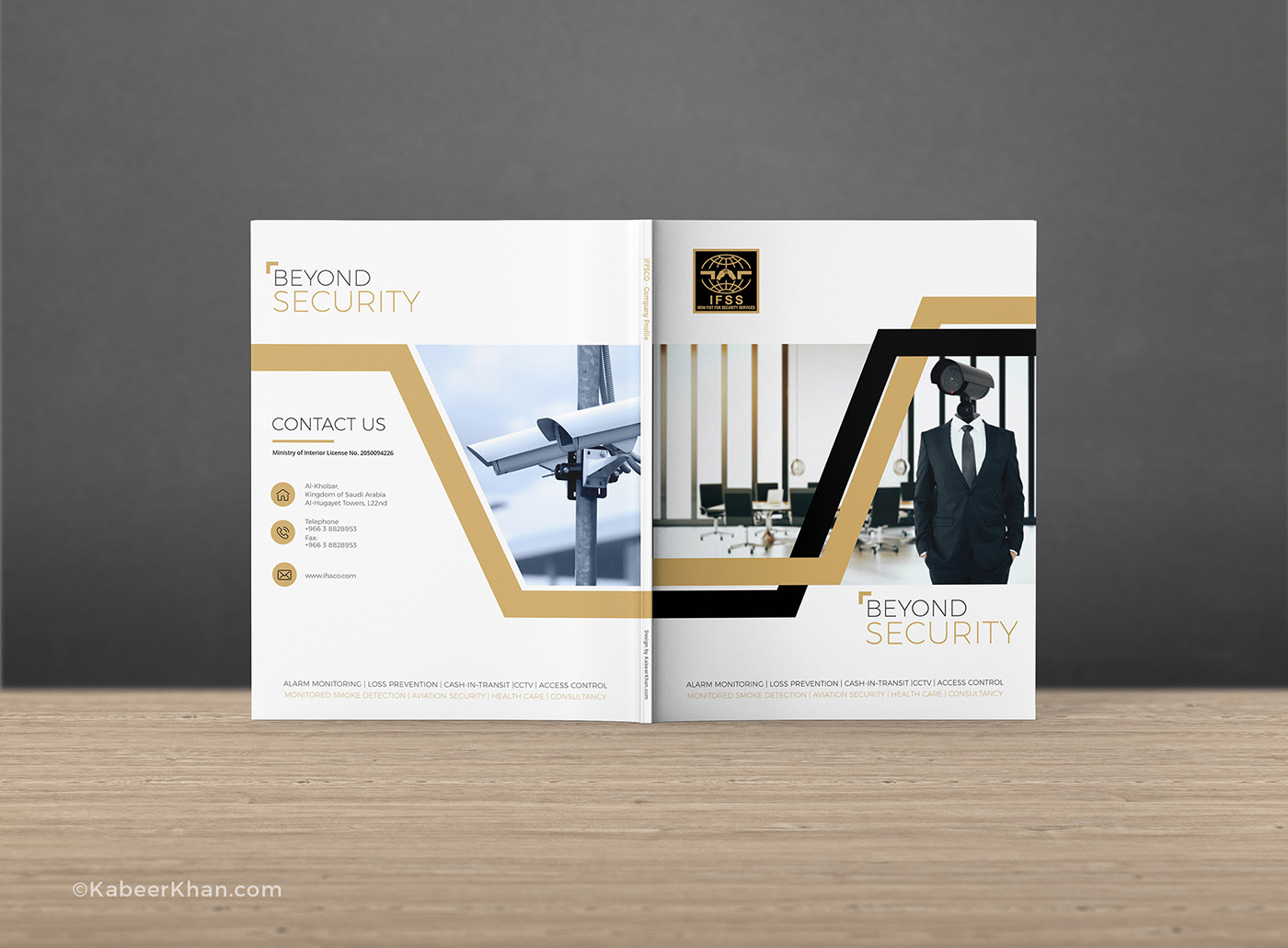 Security Company Profile Design IFSS KSA on Behance