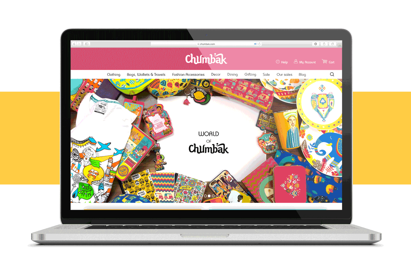 CHUMBAK site Redesign on Behance