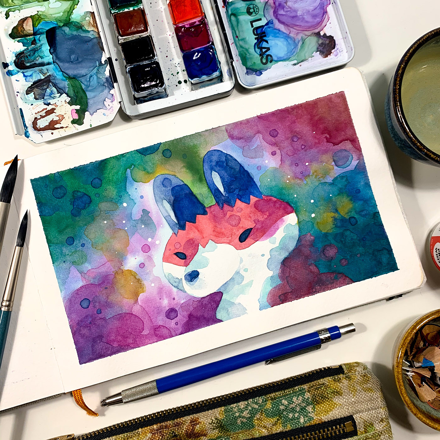 Watercolor Sketchbook Behance