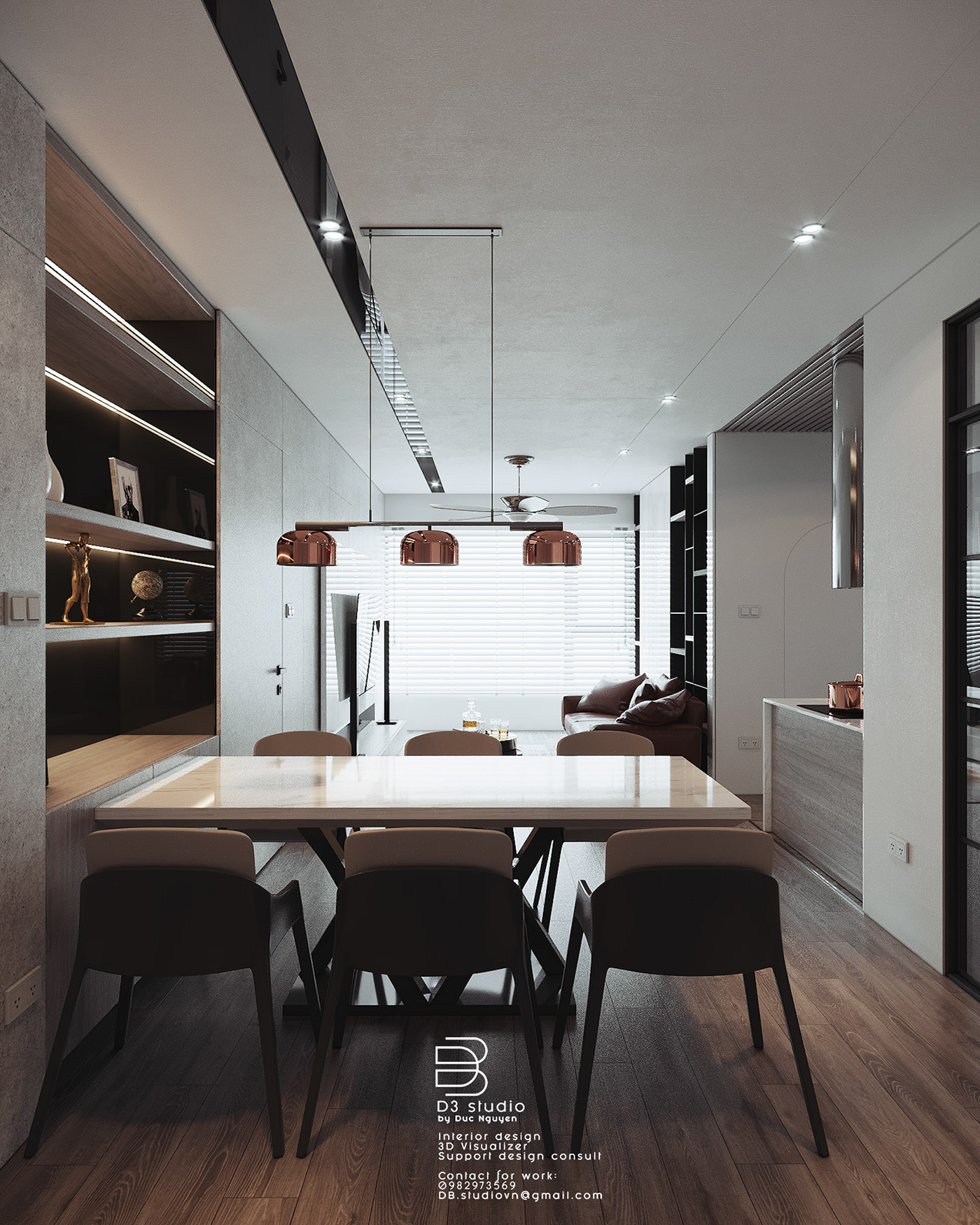 80m2 APARTMENT on Behance