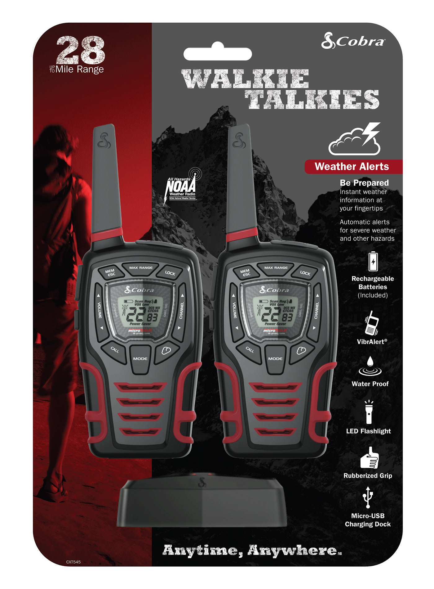Cobra Walkie Talkie Packaging on Behance