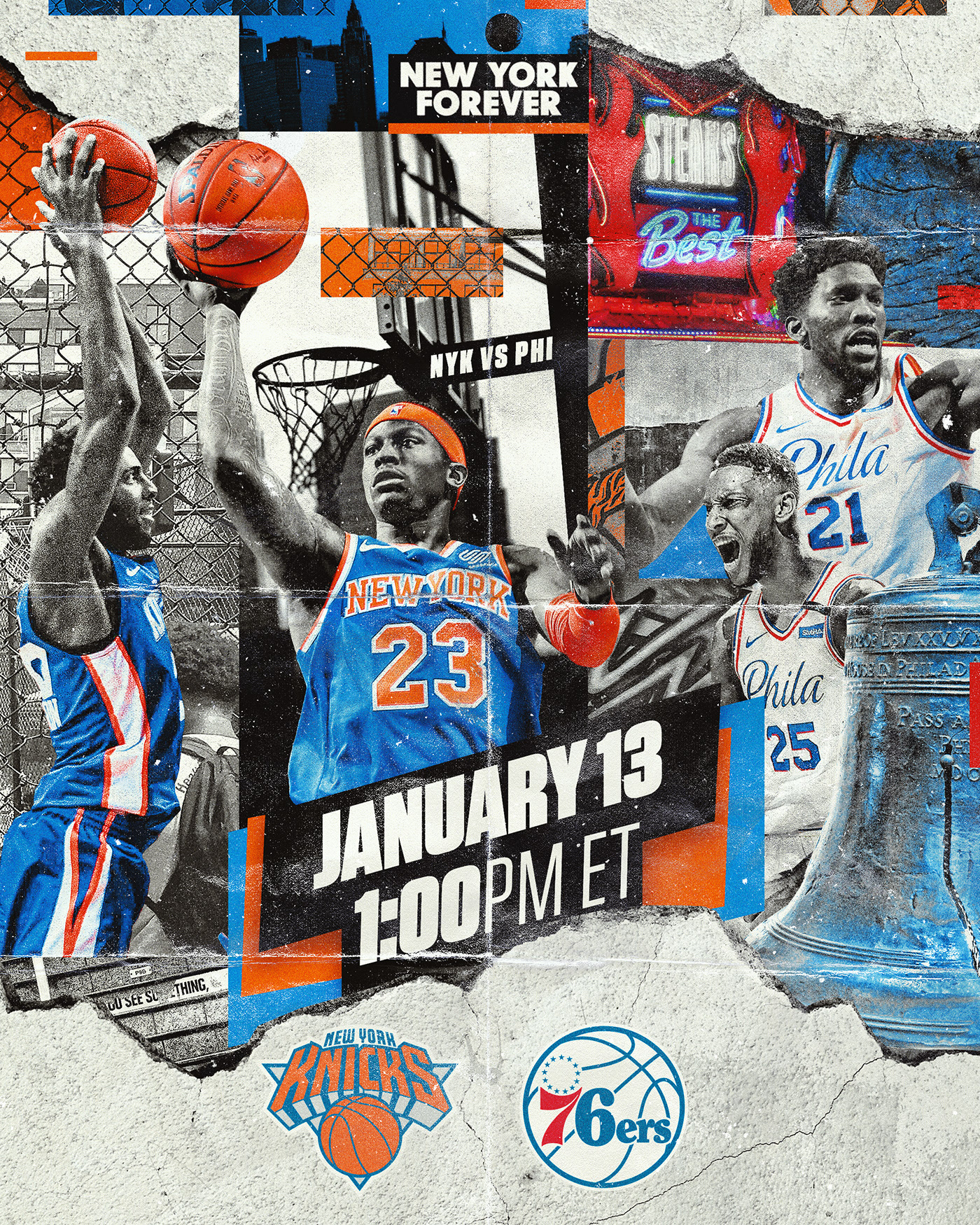 New York Knicks 2018/19 Season Schedule Creative on Behance