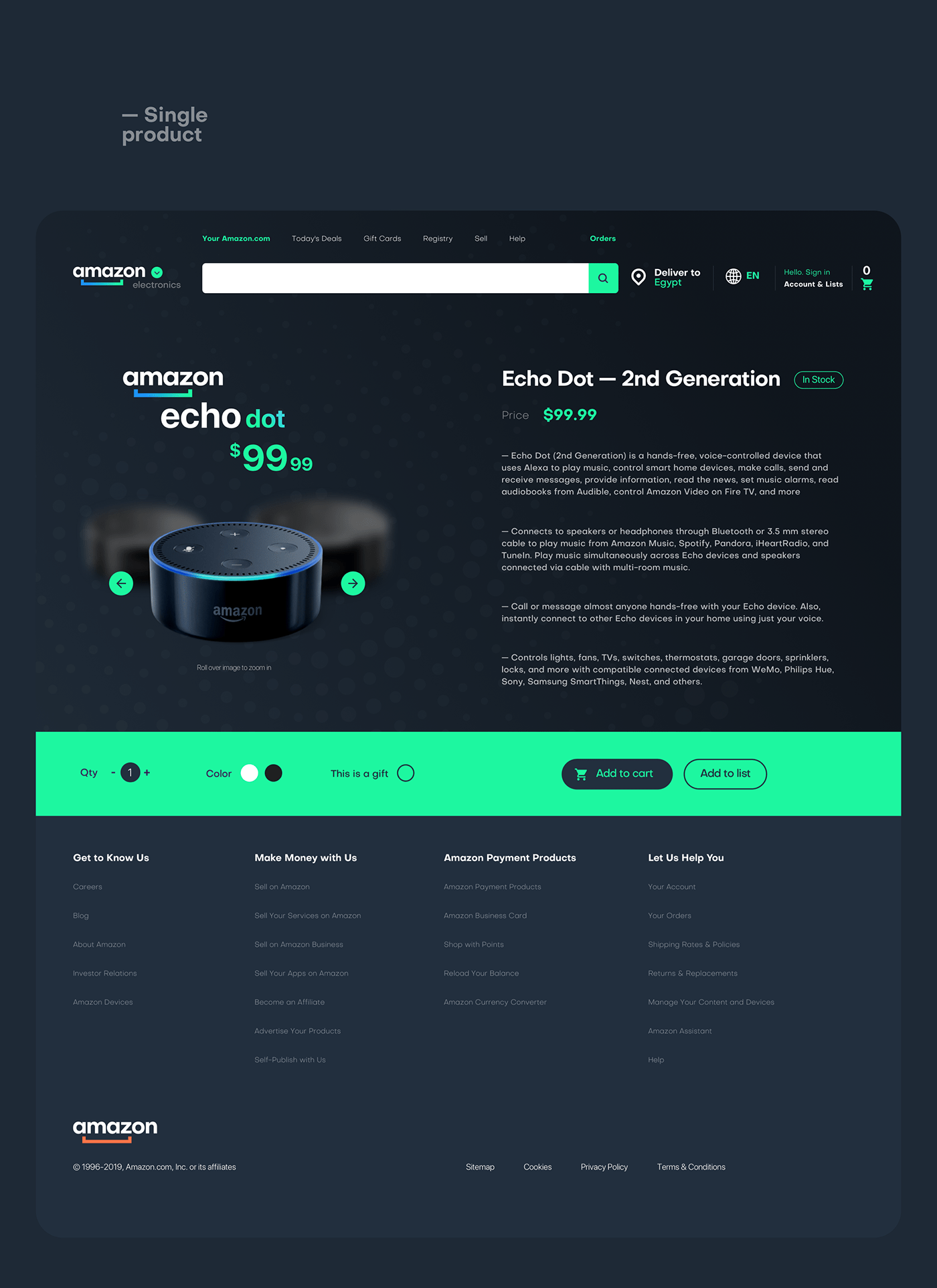 Amazon UI/UX and branding Redesign on Behance