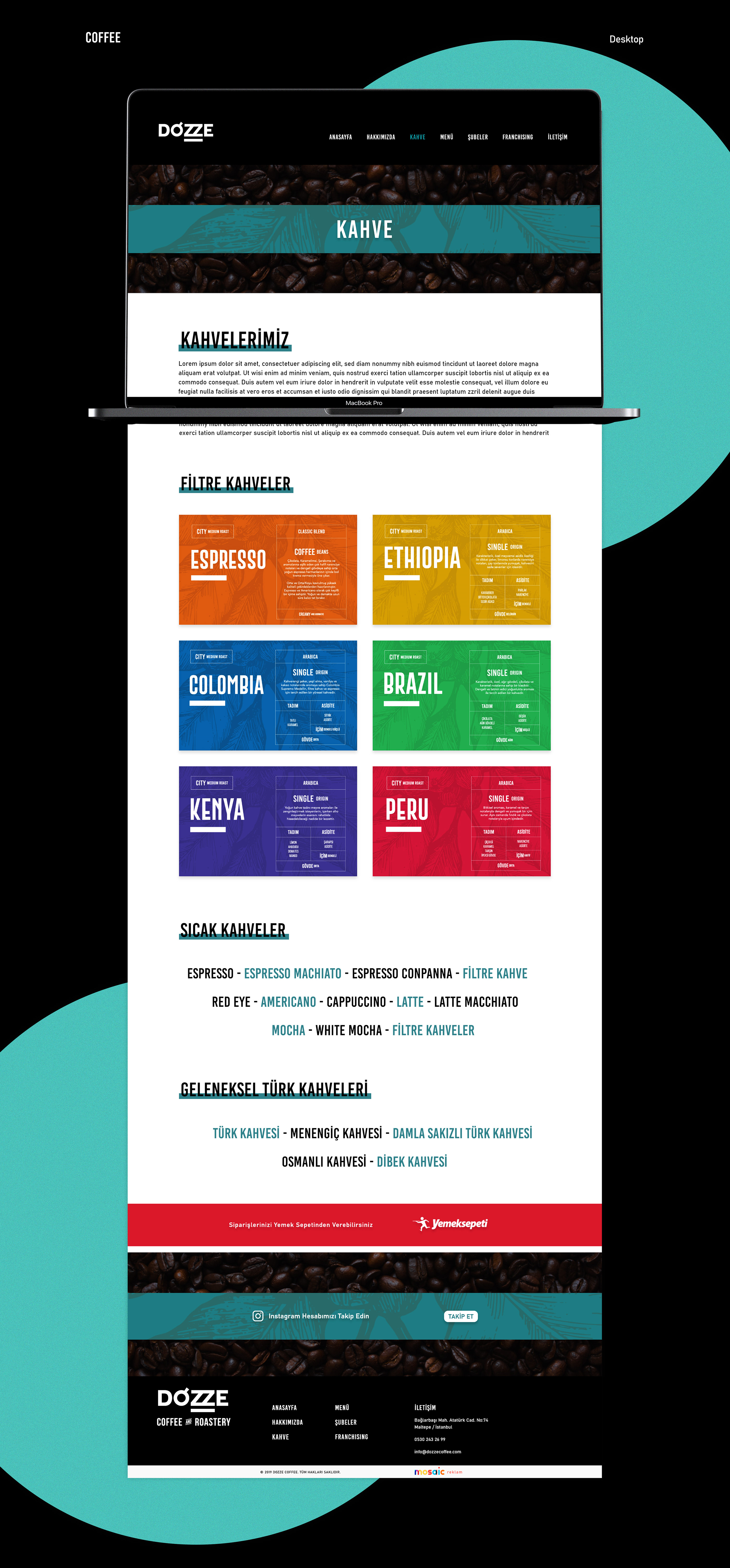 Dozze Coffee Website On Behance
