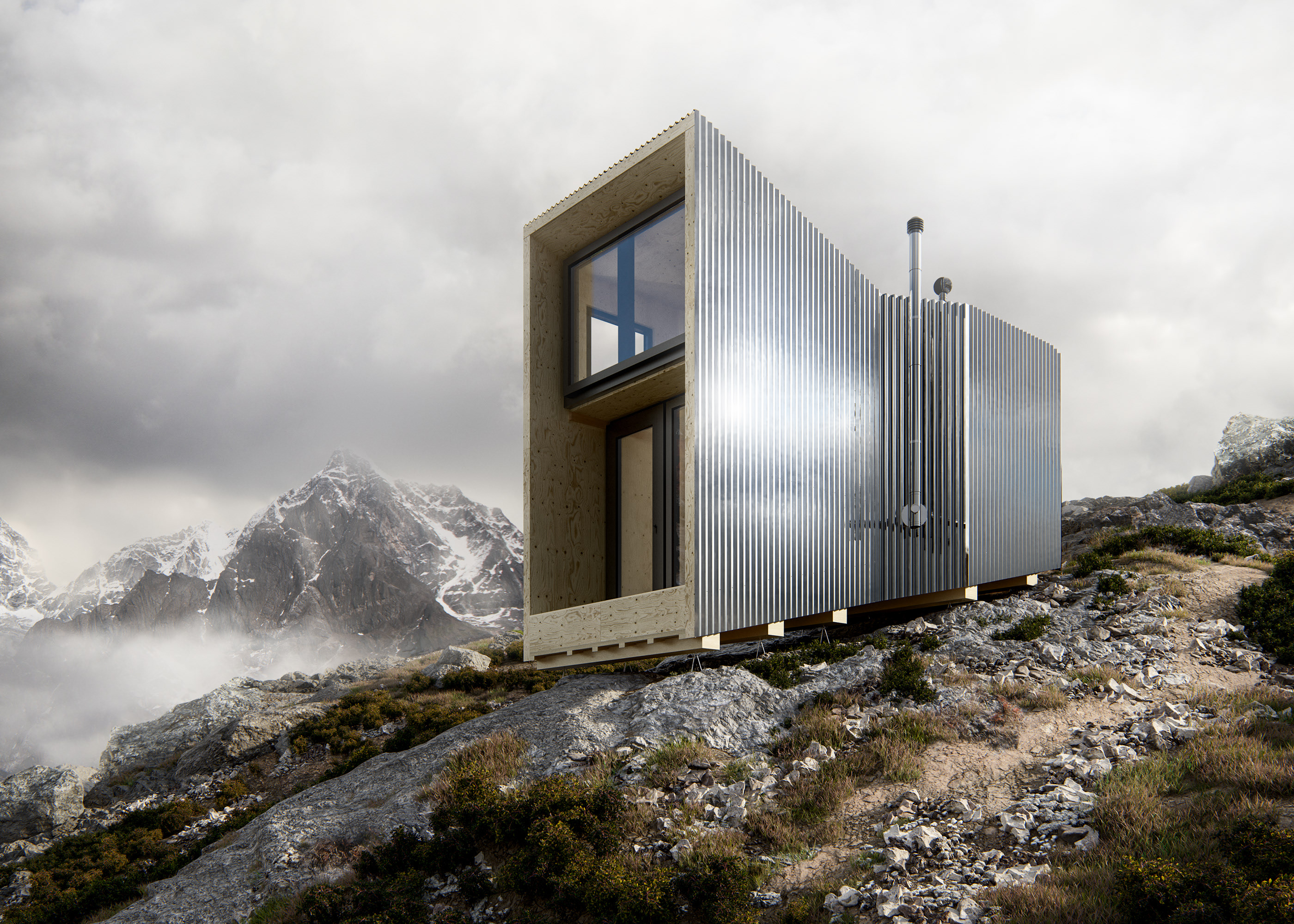 MOUNTAIN HUT on Behance