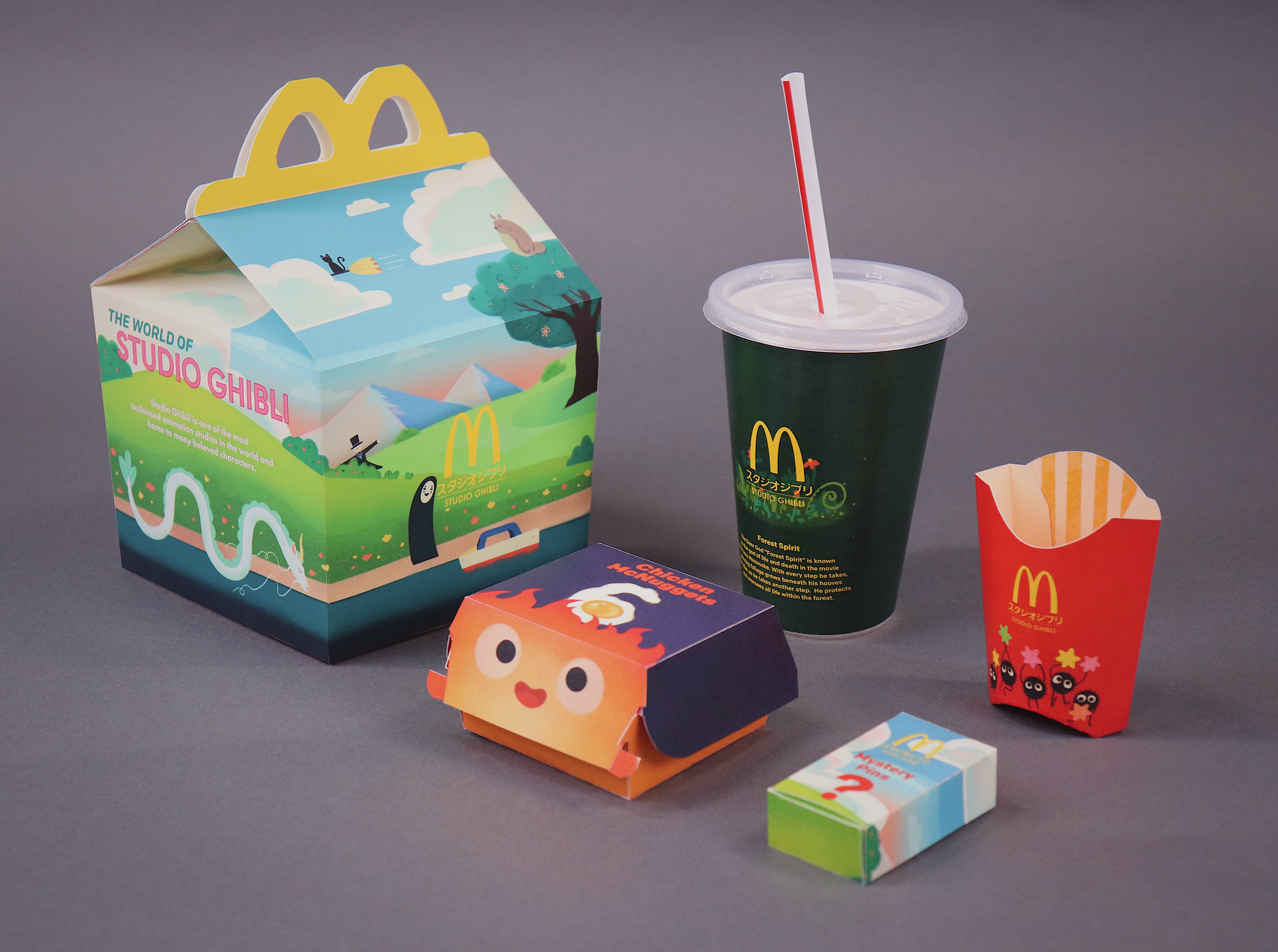 Studio Ghibli x McDonald's Happy Meal Experience Design on Behance