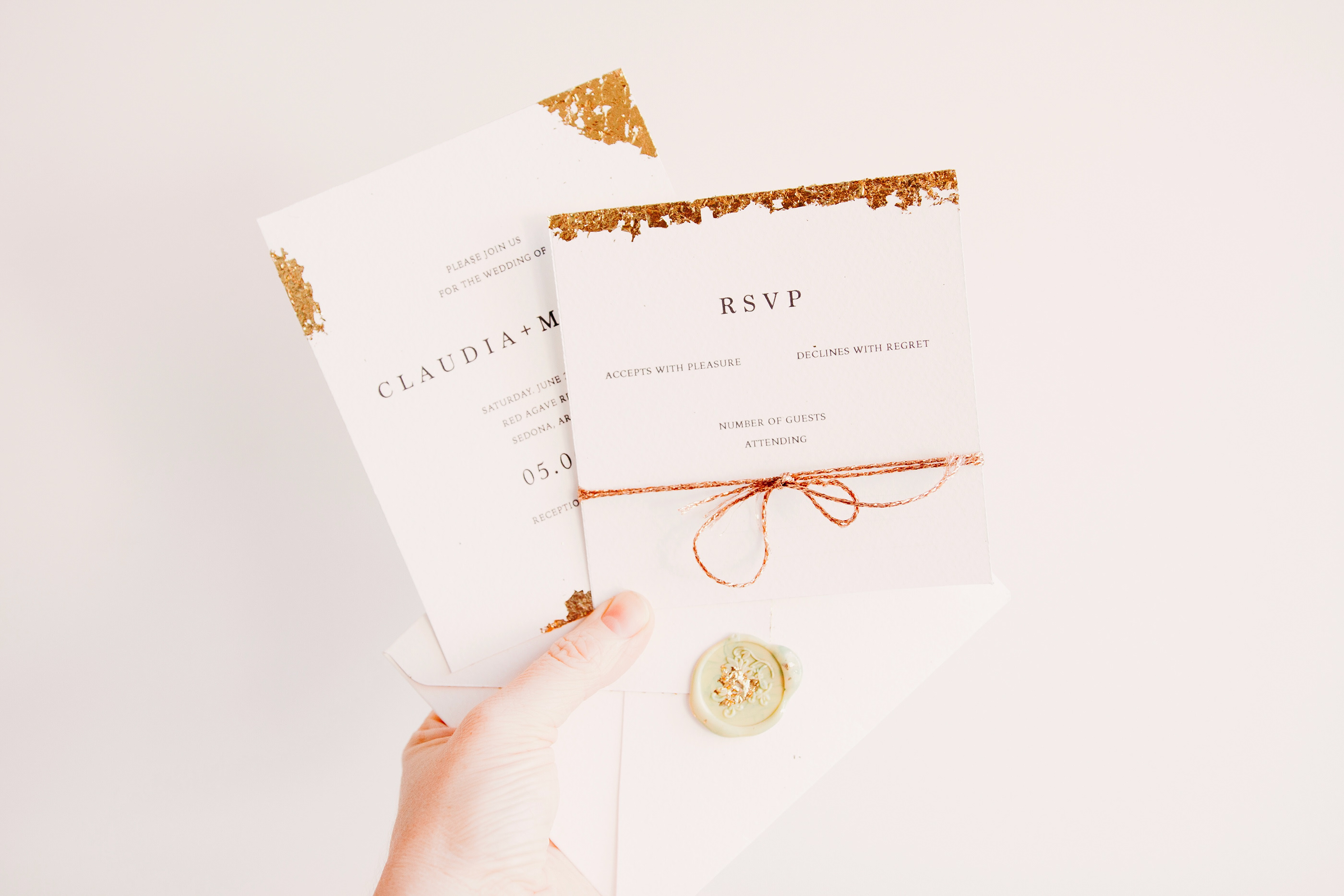 Wedding invitation on Behance