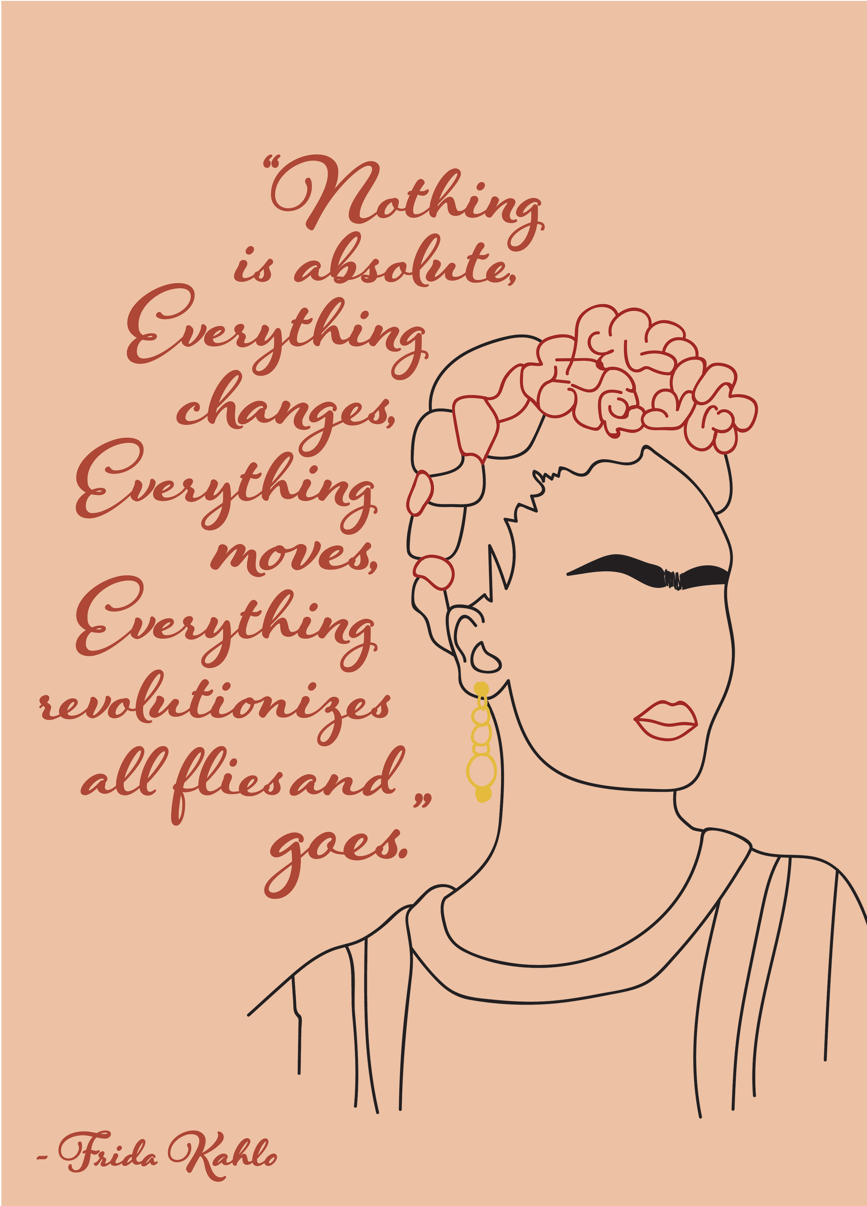 Frida Kahlo Quote on Behance