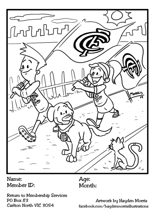 chelsea football club colouring page