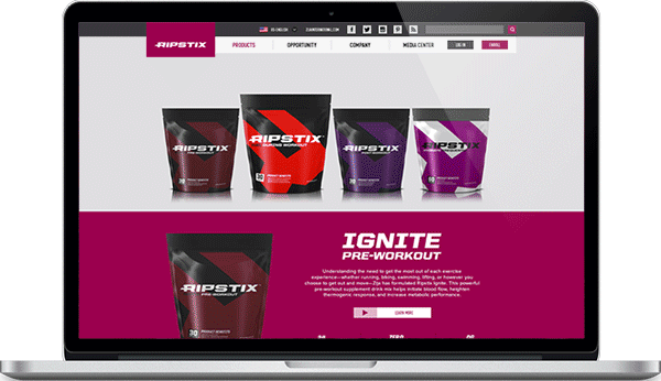 Ripstix Fitness Website On Behance Ripstix Fitness Website On Behance