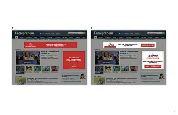 Hiscox Small Business Insurance on Behance