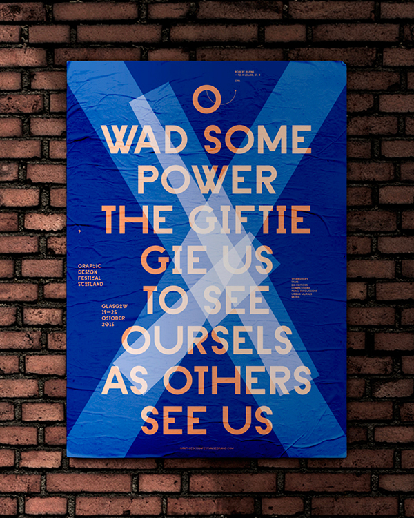 GRAPHIC DESIGN FESTIVAL SCOTLAND — Poster proposal 2015 on Behance