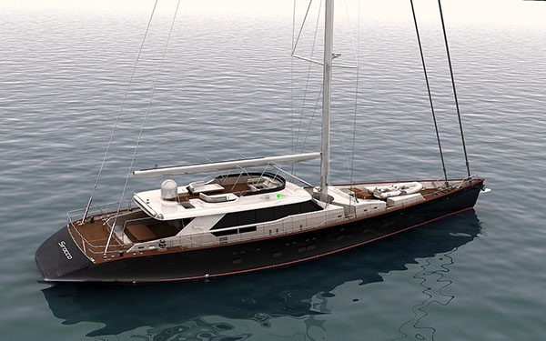 114 feet Sail Boat Project on Behance