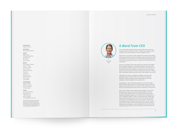White Paper Template for InDesign on Behance