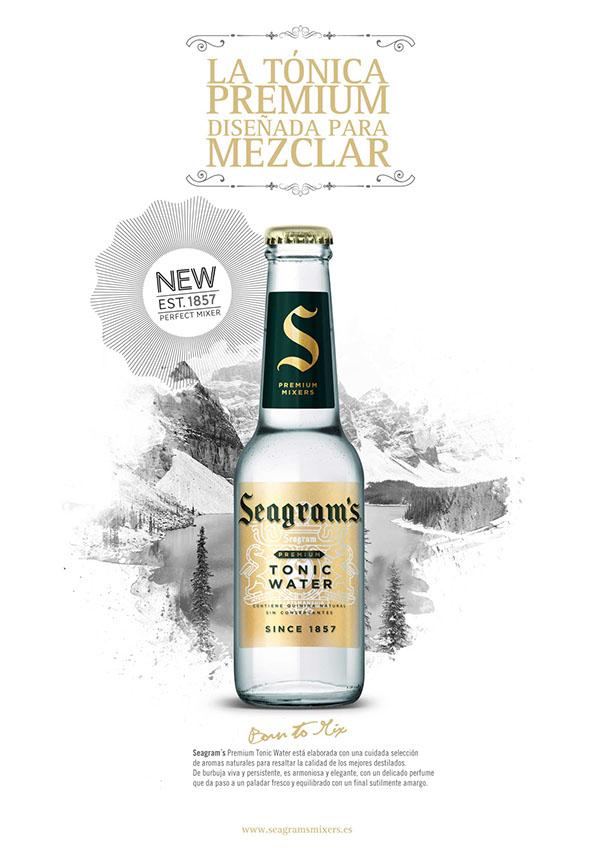 Seagram's Premium Tonic Water Sales Folder on Behance