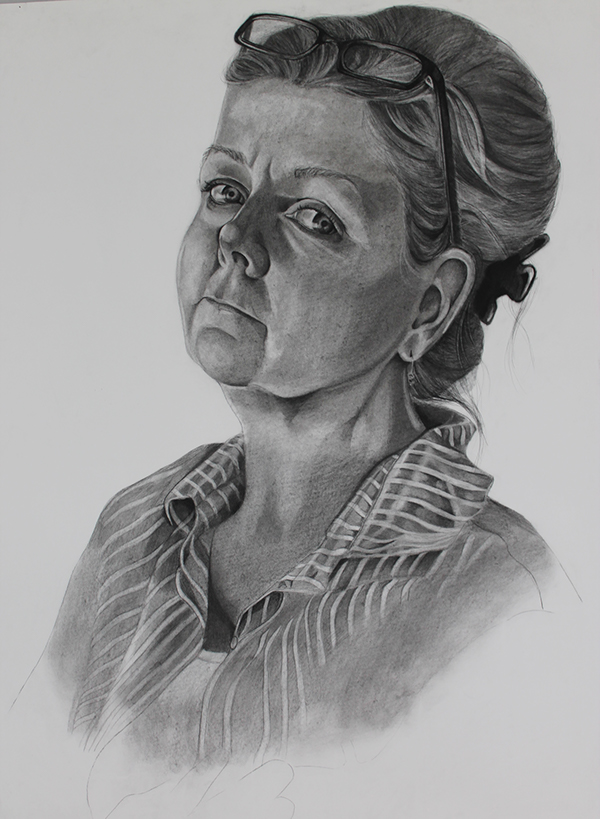 Charcoal Portraits on RISD Portfolios