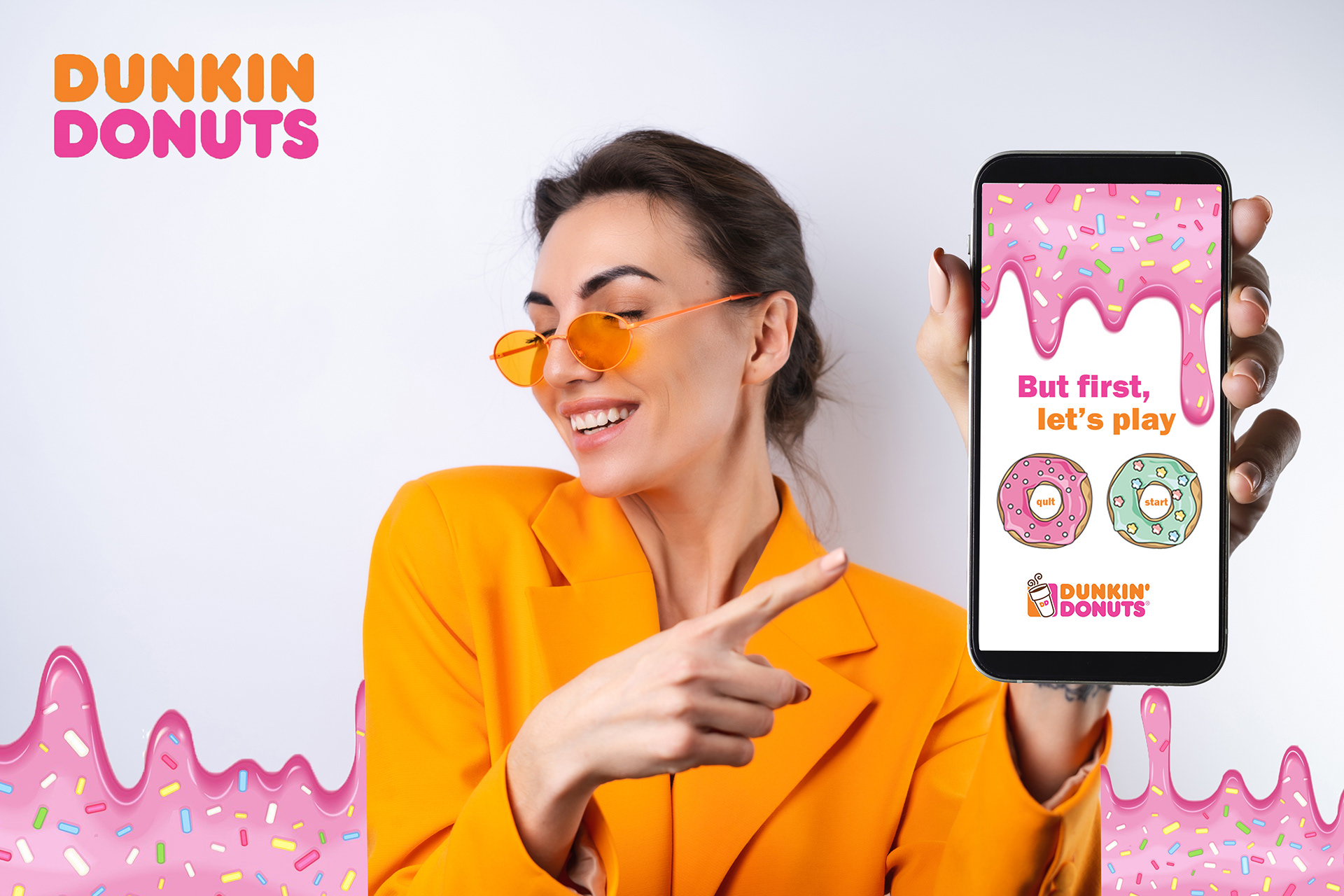 Dunkin donuts online interactive ad. on Behance