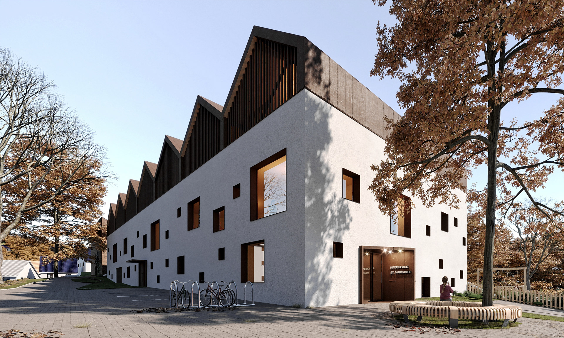 Munich Kindergarten Visualization on Behance