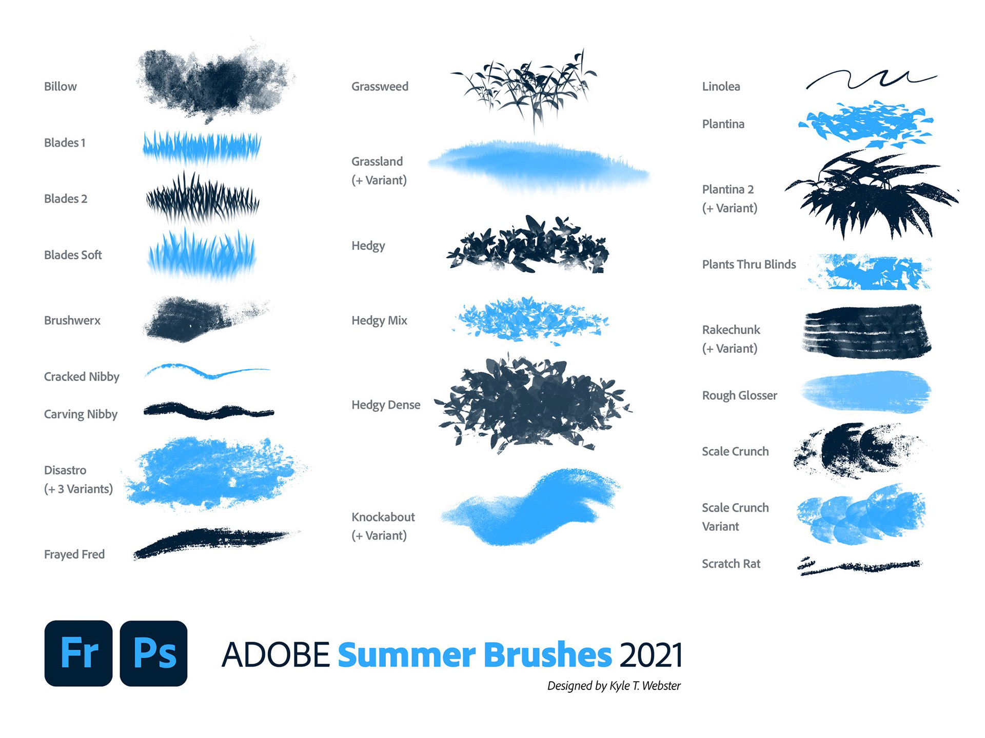 NEW Summer 2021 Brushes Are Here! Behance