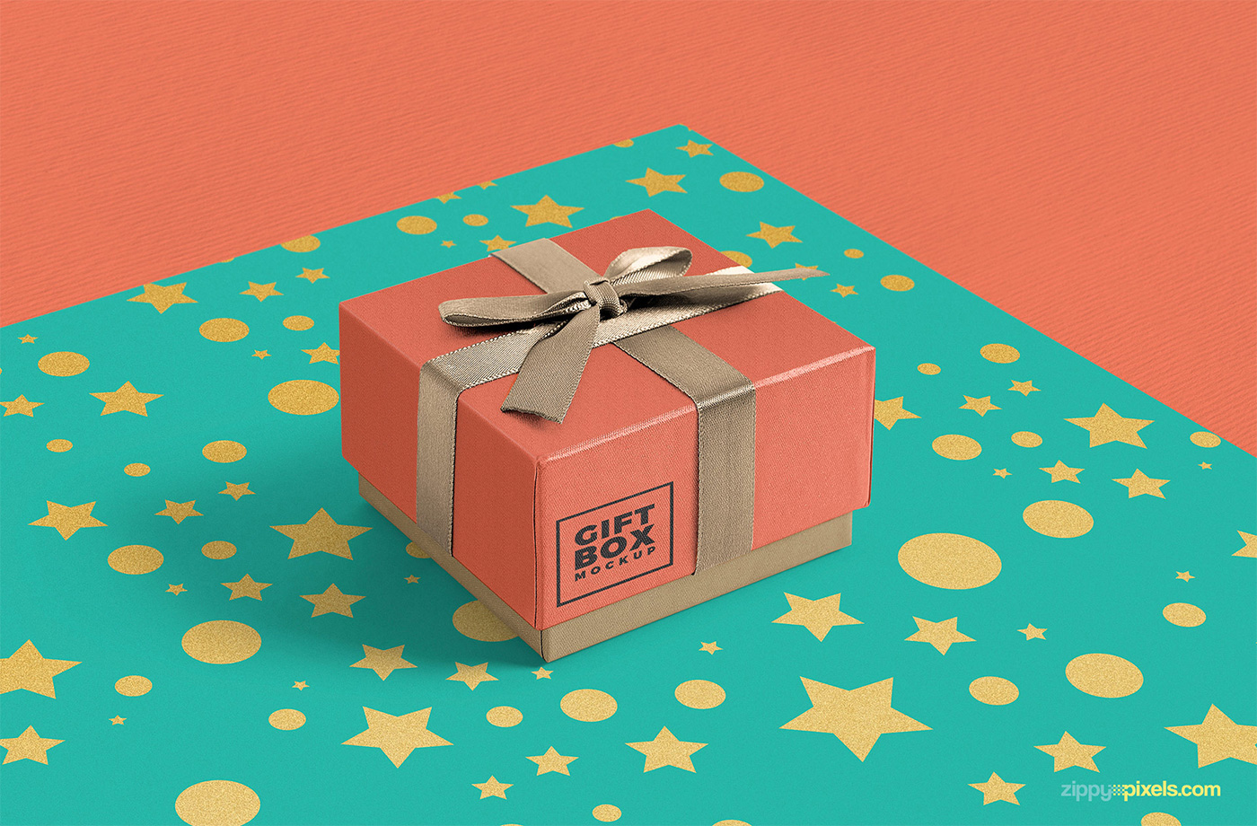 Free Gift Box Mockup PSD on Behance