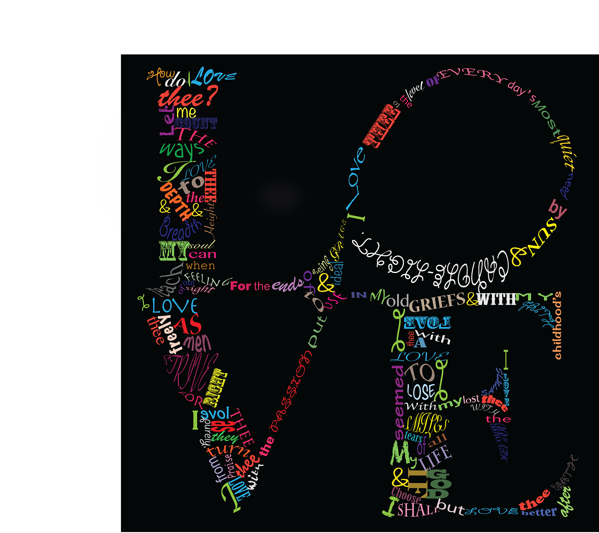 How Do I Love Thee on Behance