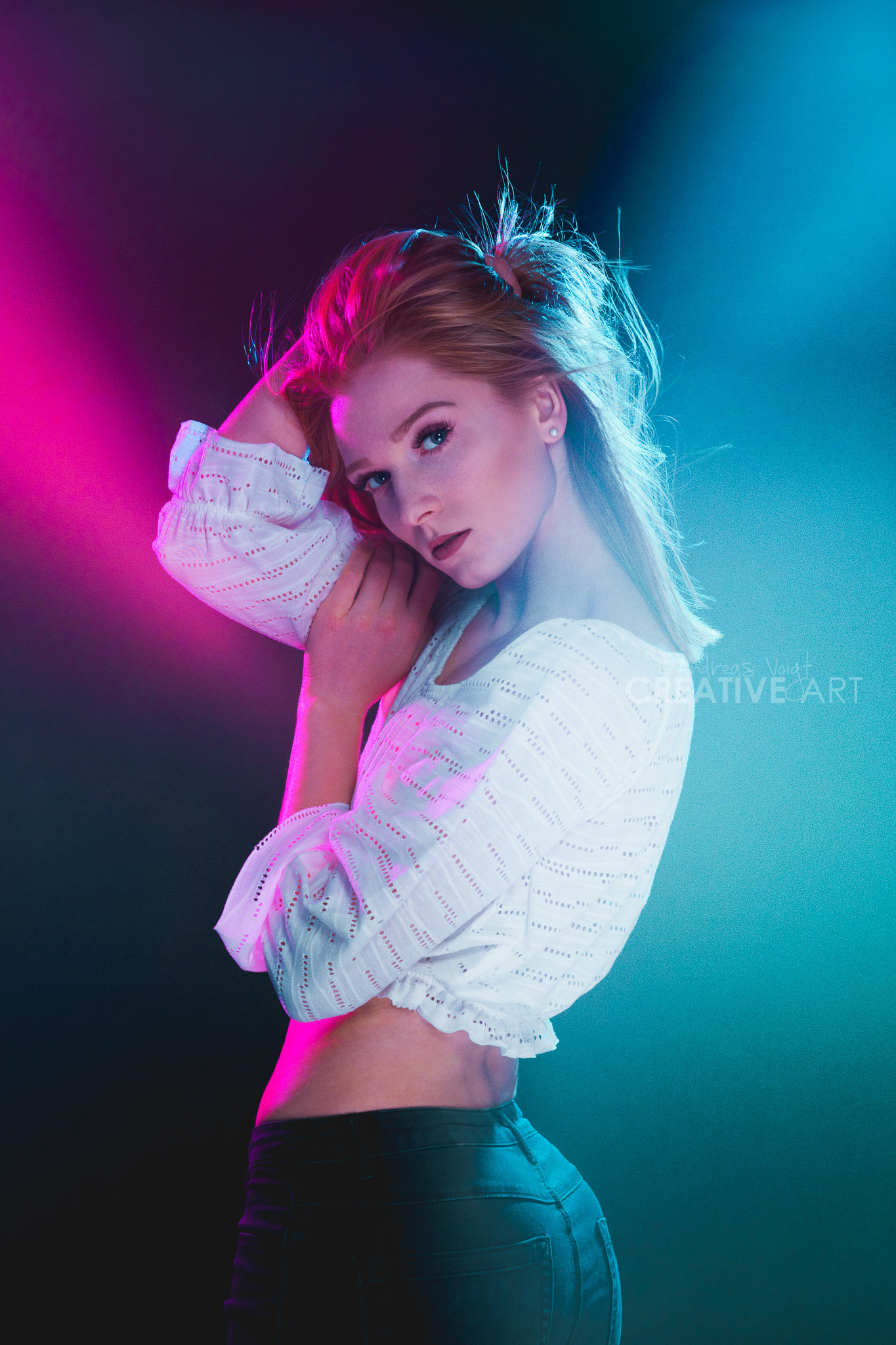 Color Gel Shooting Rebecca on Behance