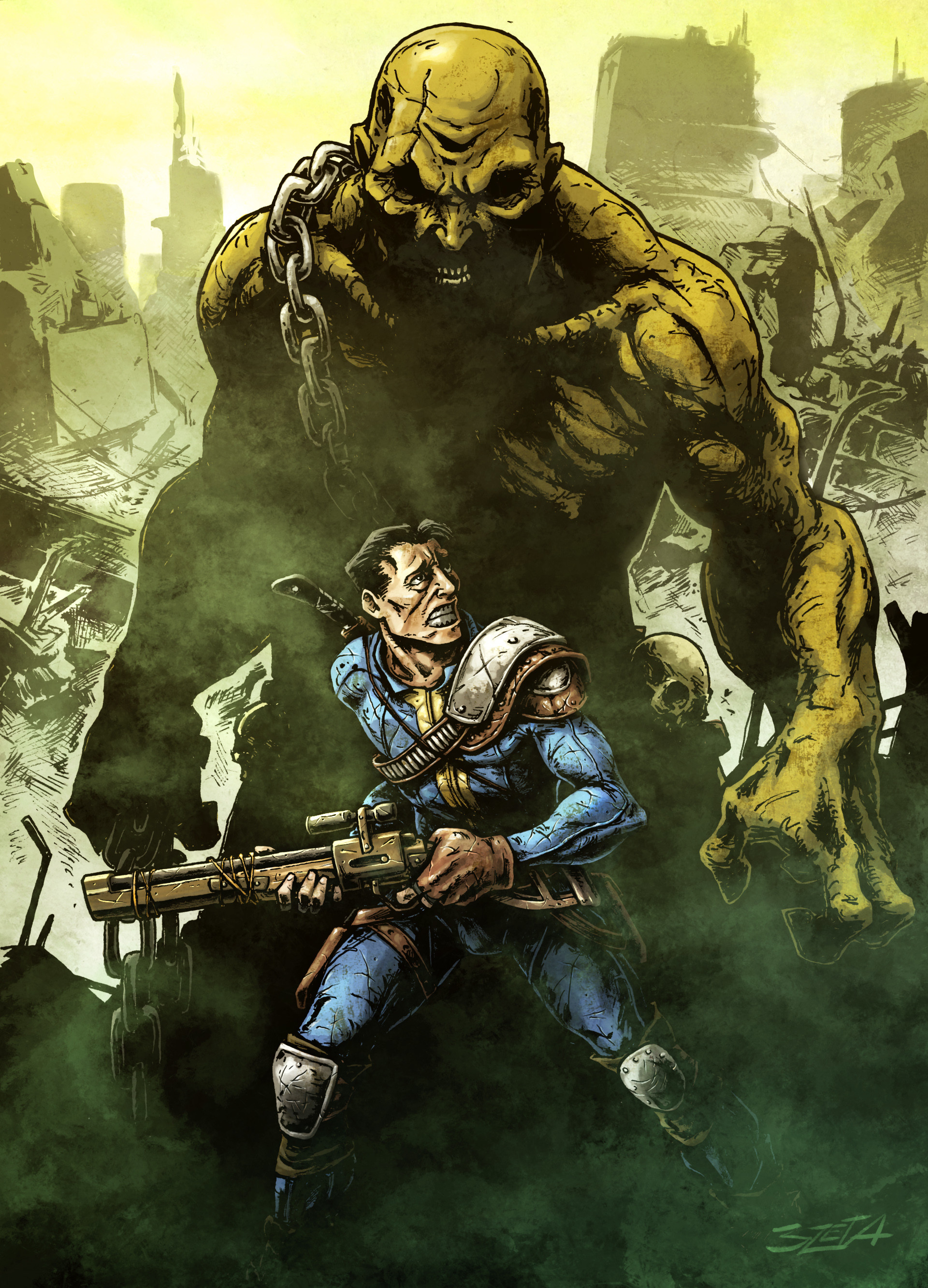 Fallout 4 fan art on Behance
