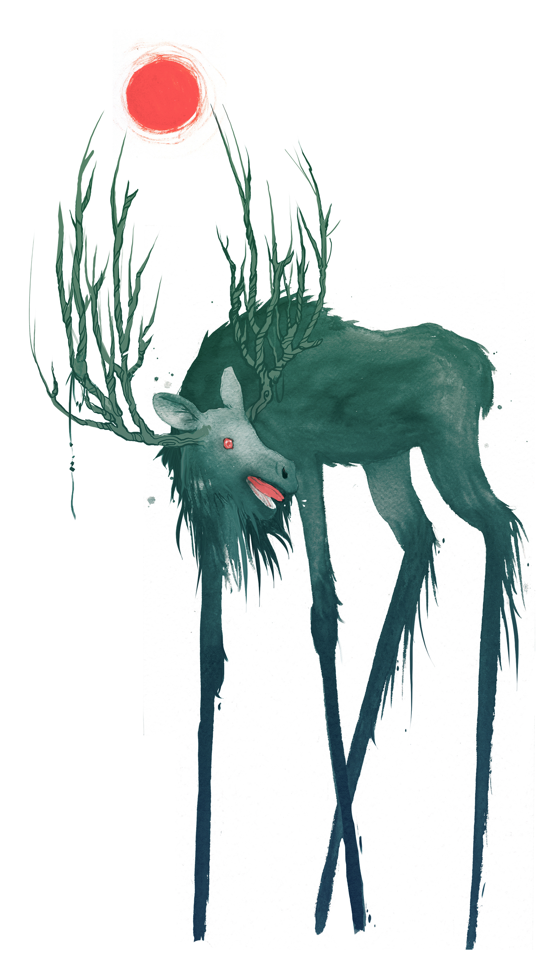 Finnish Folklore Illustrations on Behance