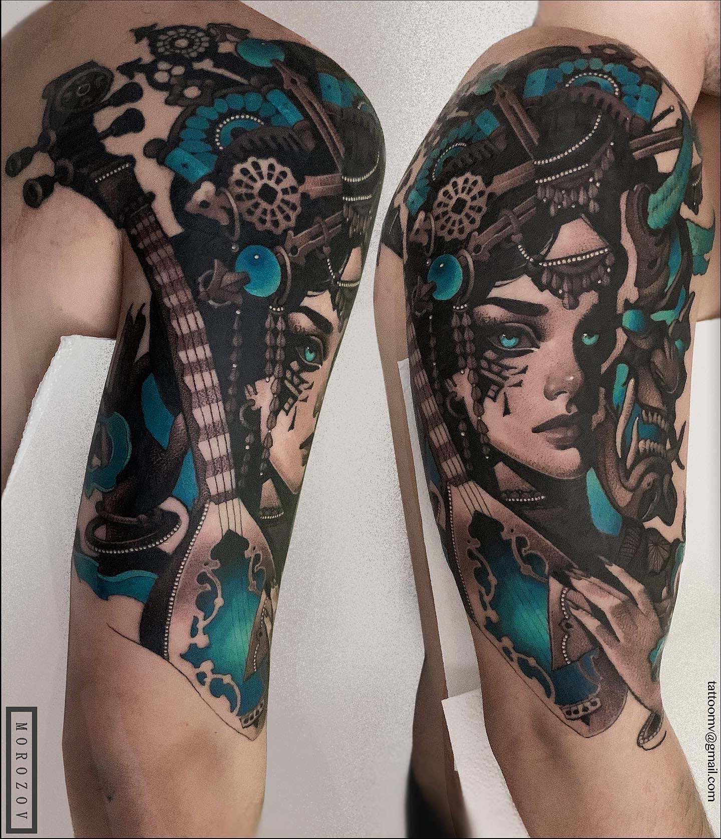 Tattoo Sleeve P1 | Behance 1675_x_1440_jpg