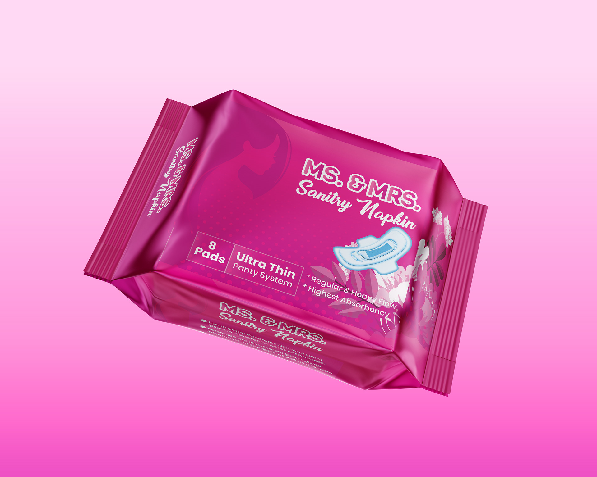 Sanitary Napkin Packaging Design Behance