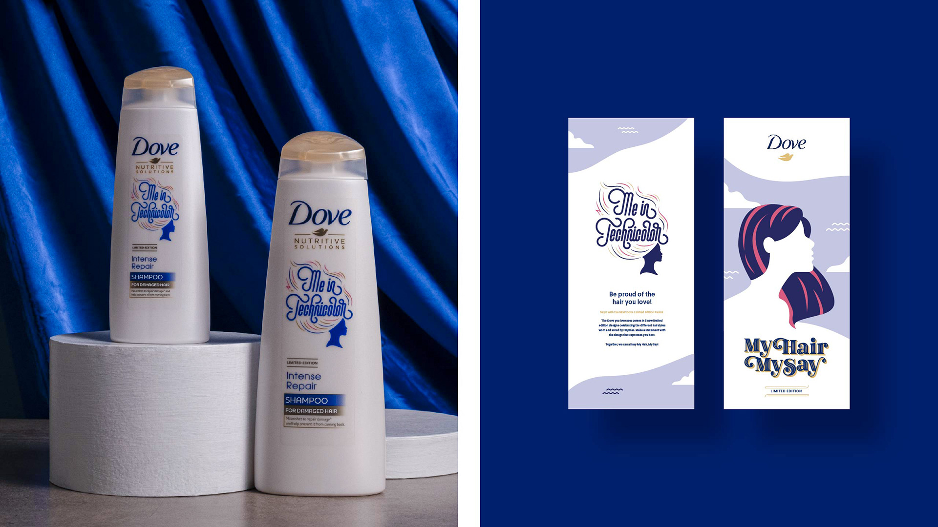 Dove Packaging My Hair, My Say on Behance