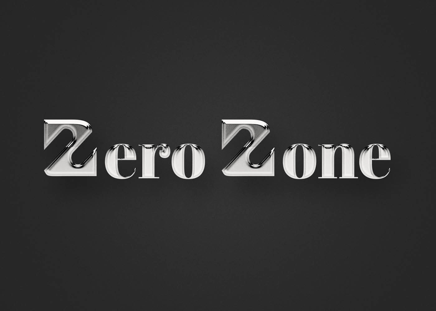 Zero Zone Typography Logo Behance