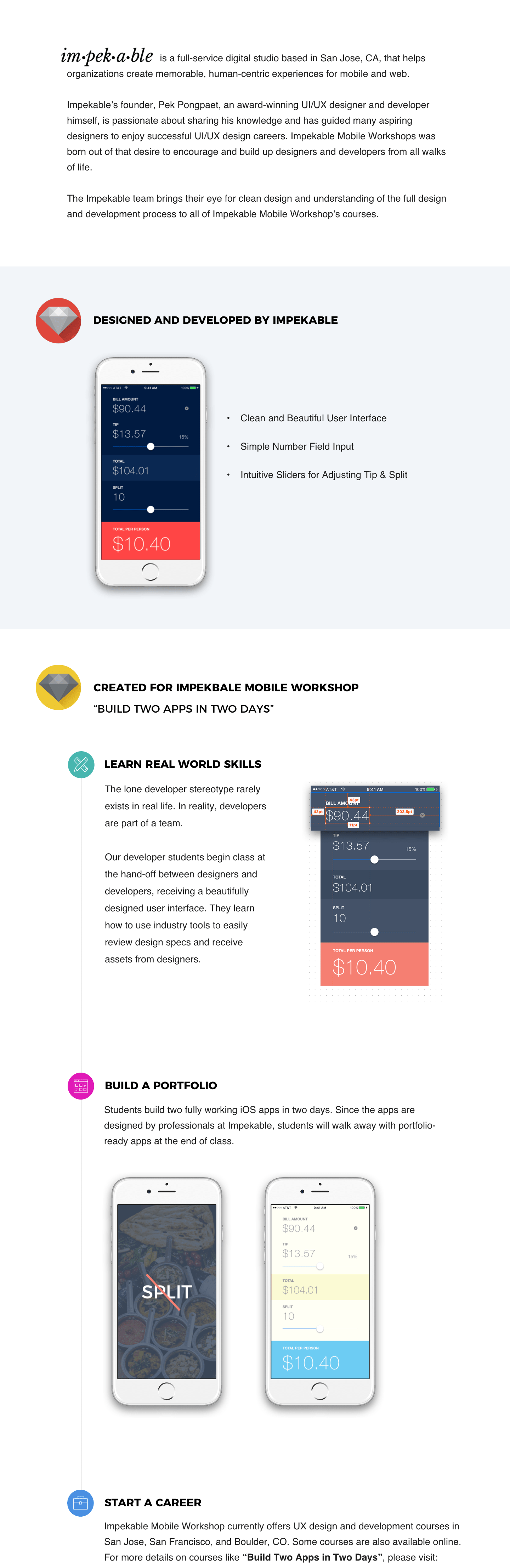 Restaurant Tip and Bill Splitting Calculator on Behance