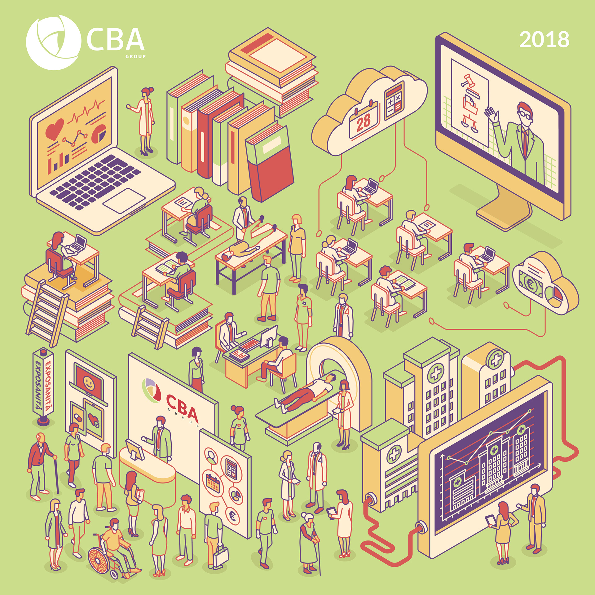 CBA 2018 Calendar on Behance