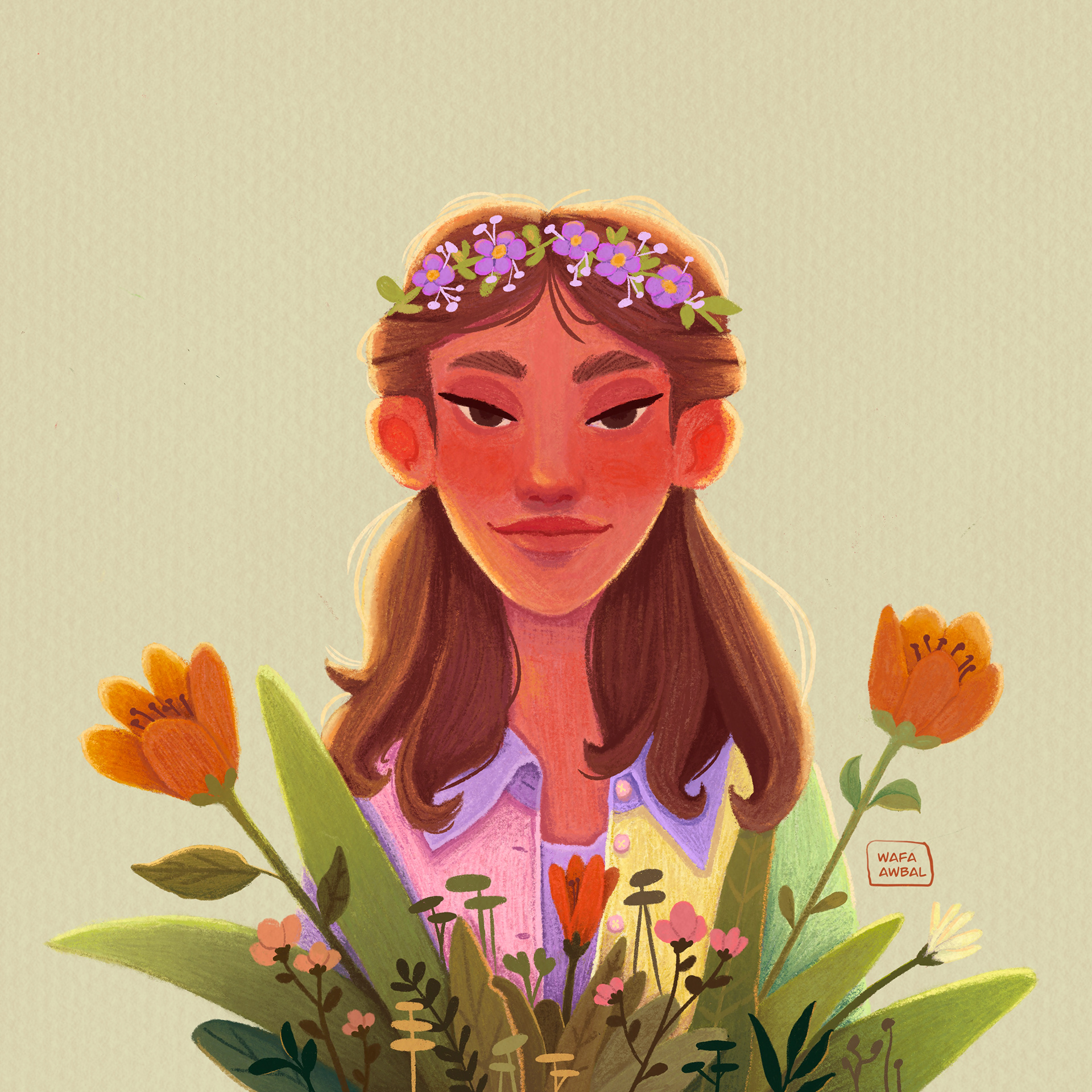 Flower girl Behance