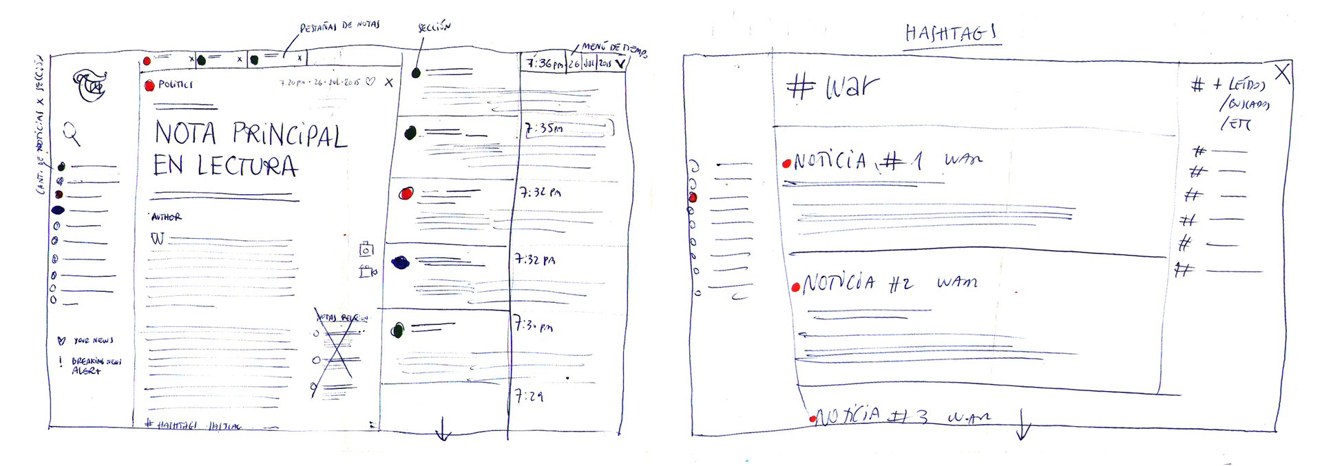 The New York Times; web design on Behance