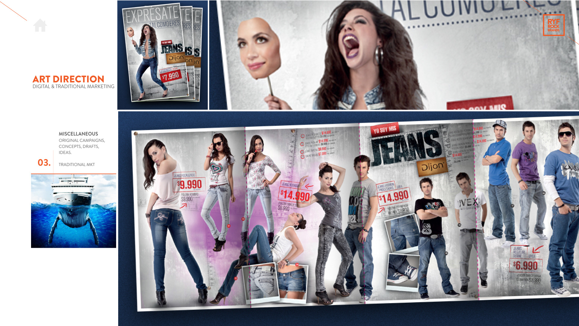 Art direction summary on Behance