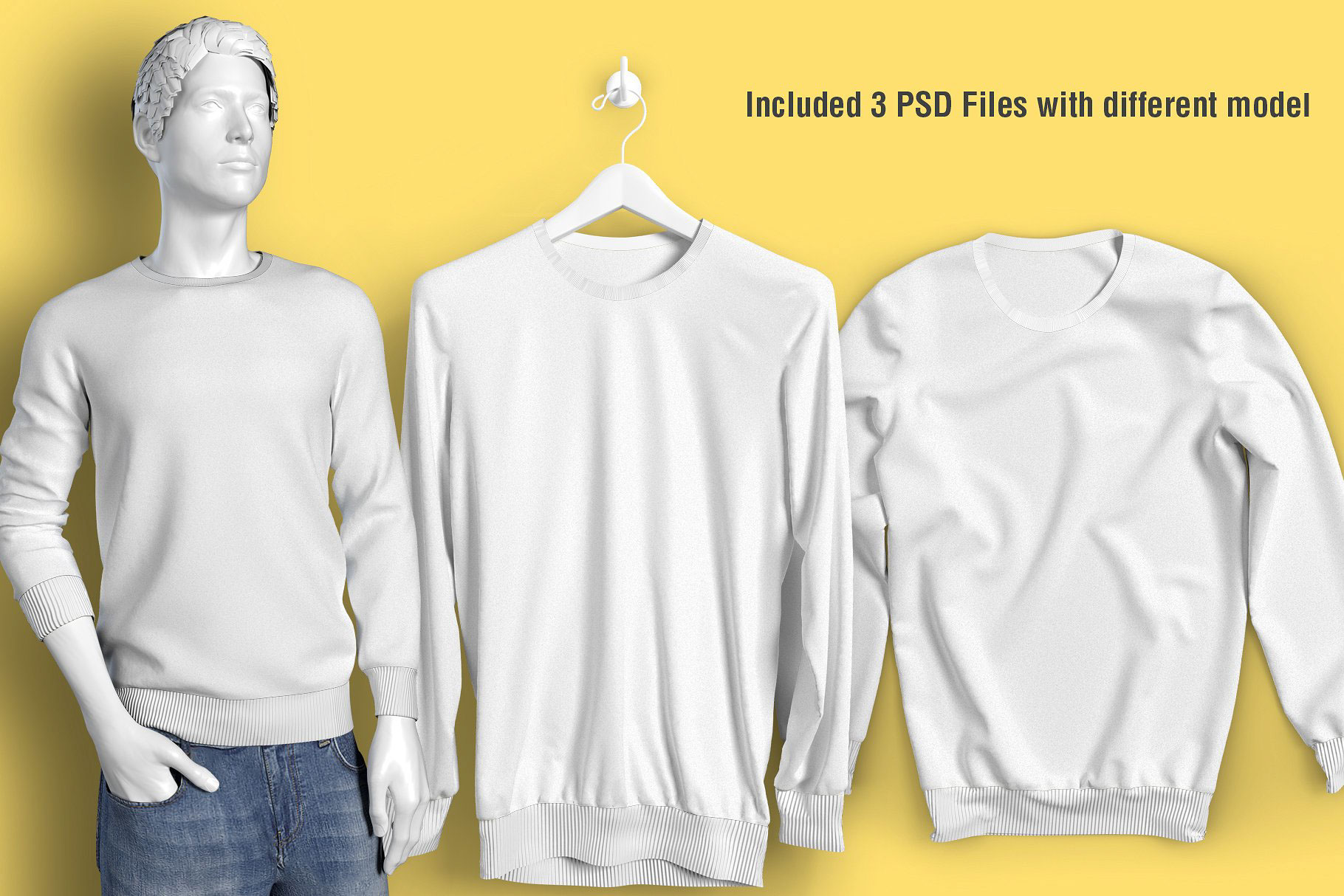 Free Long Sleeve TShirt Mockup on Behance