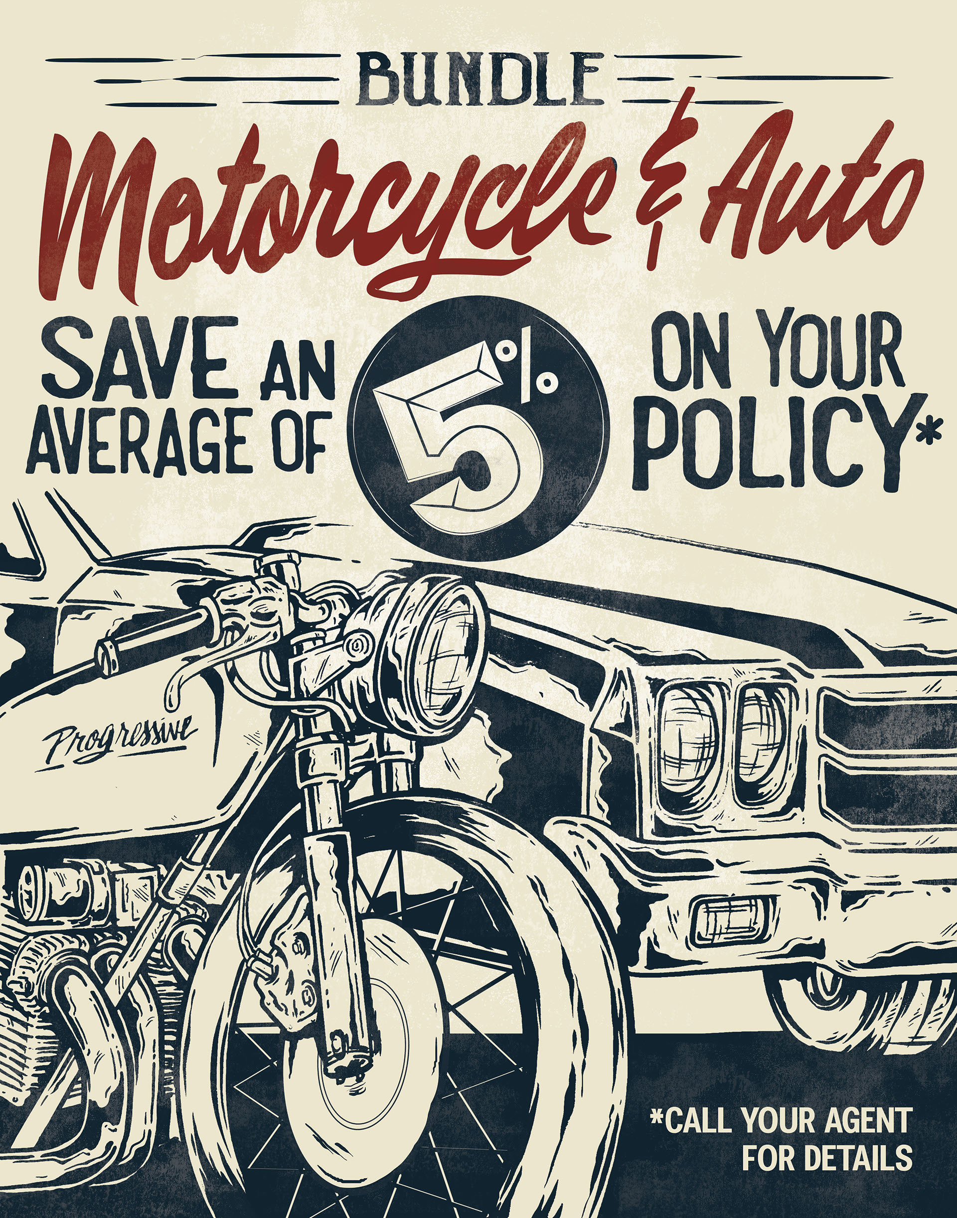 Progressive Motorcycle Insurance Posters on Behance