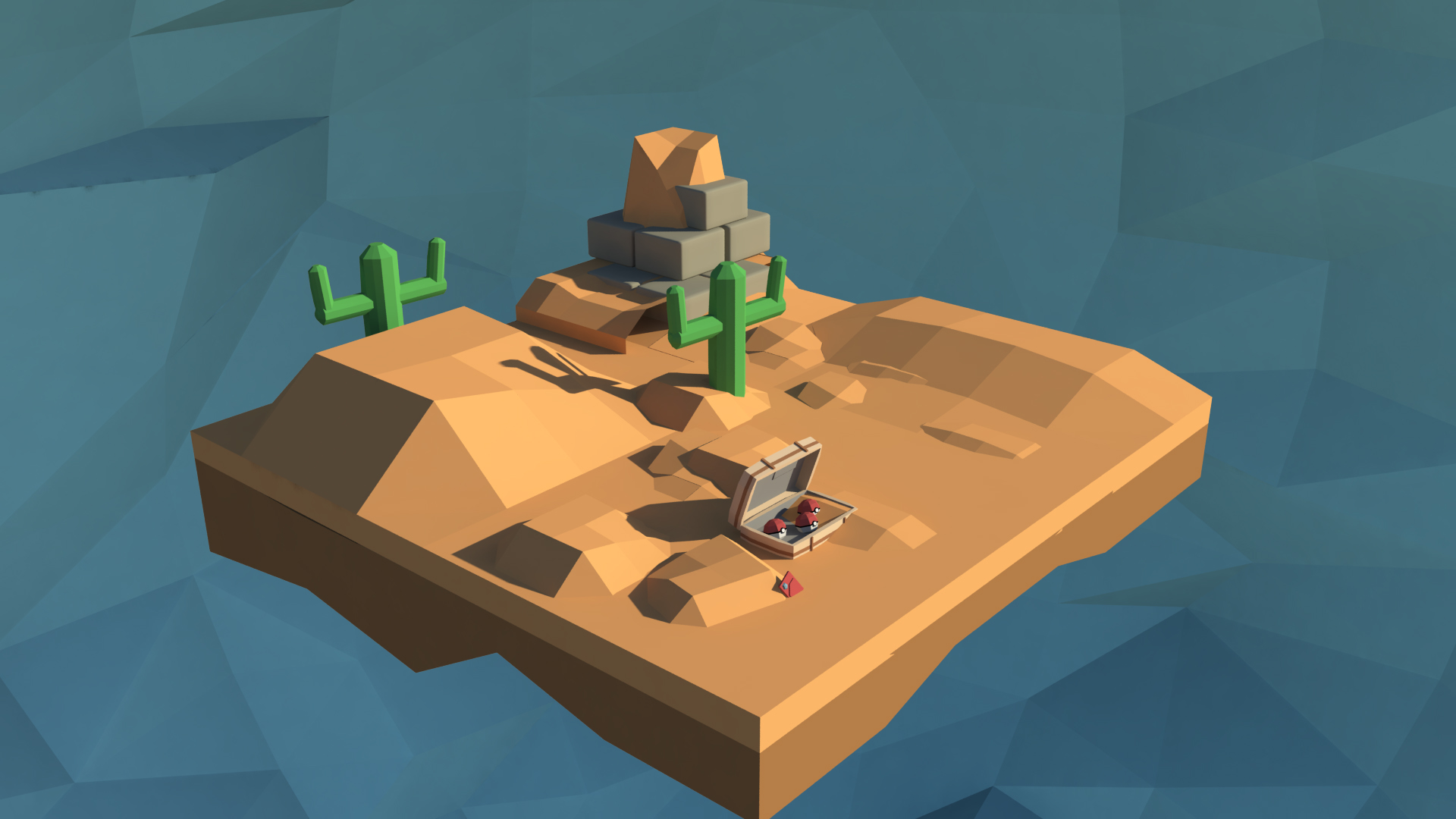 Mundo Low Poly/Low Poly World on Behance